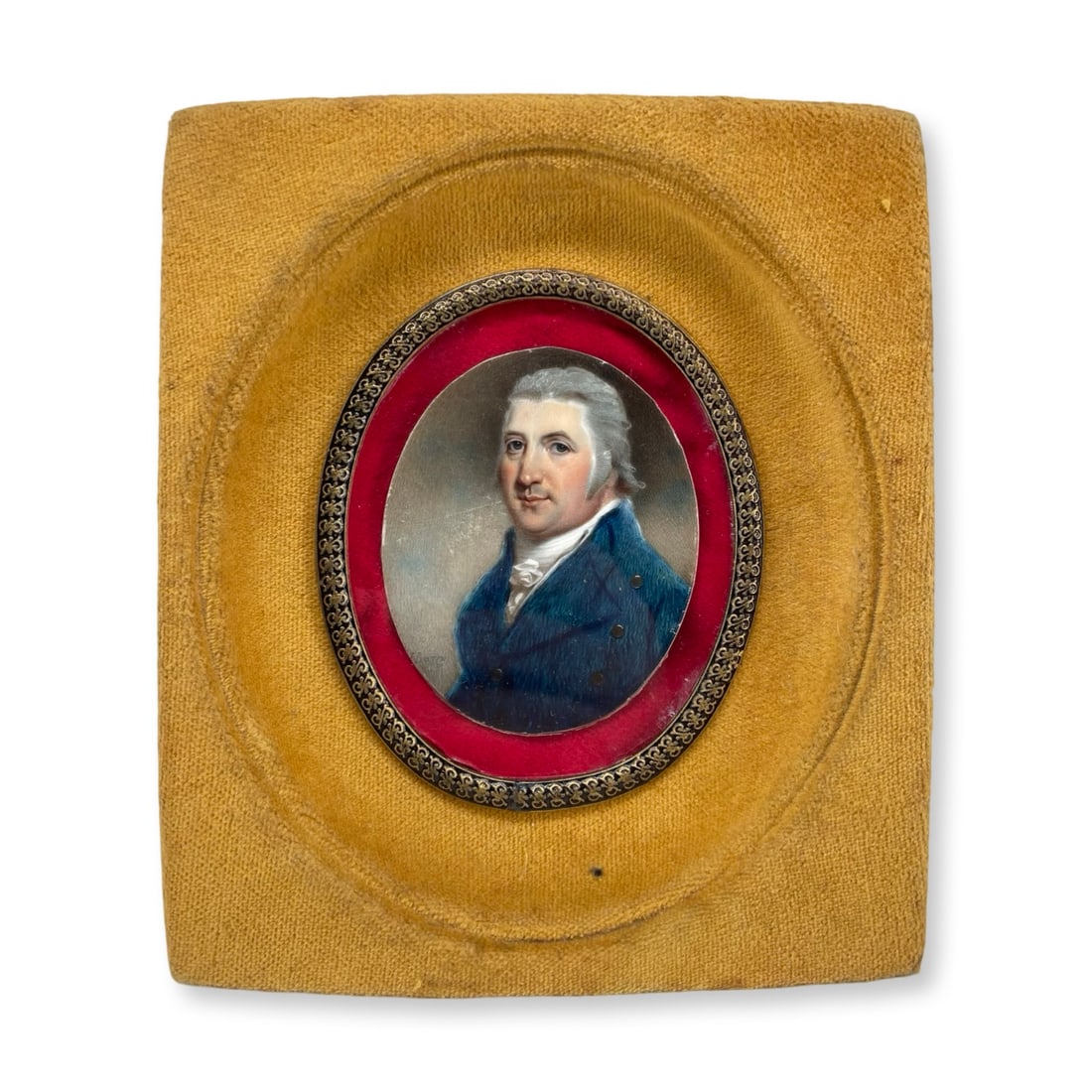 John (James) Barry (1783-1827) Signed Miniature Portrait of a Gentleman: John Barry (1784-1827) Signed Miniature Portrait of a Gentleman. 13.5 x 19 cm with the frame, 6 x 7 cm (the image). Credit to britishmuseum.org The following biographical information is courtesy Nicho