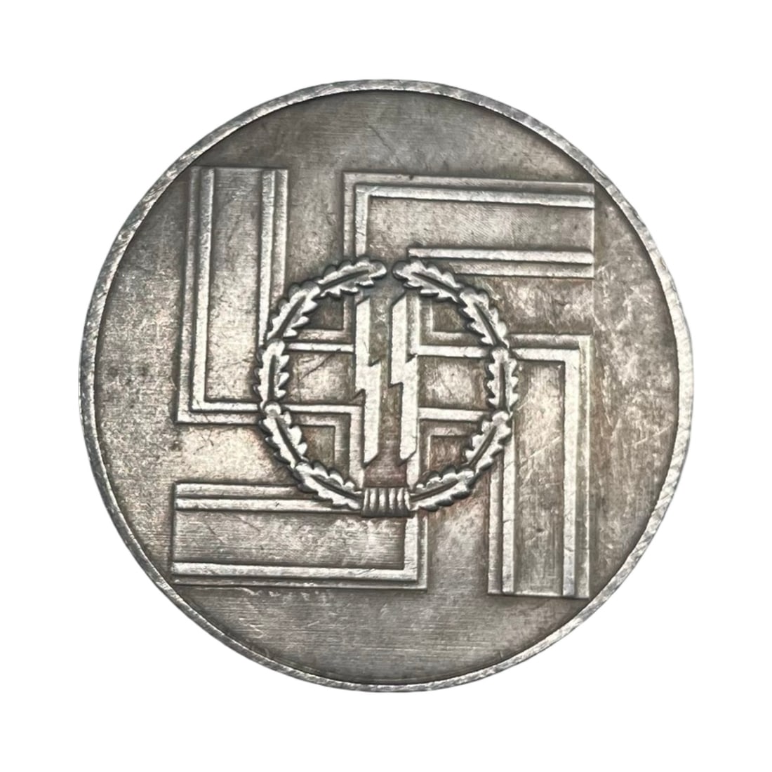 WWII German Third Reich Coin: WWII German Third Reich Nazi coin. The ruler in the picture is in cm. Worldwide shipping: $25. IMPORTANT NOTES We provide domestic US bank account for payments from the US; domestic UK bank account fo