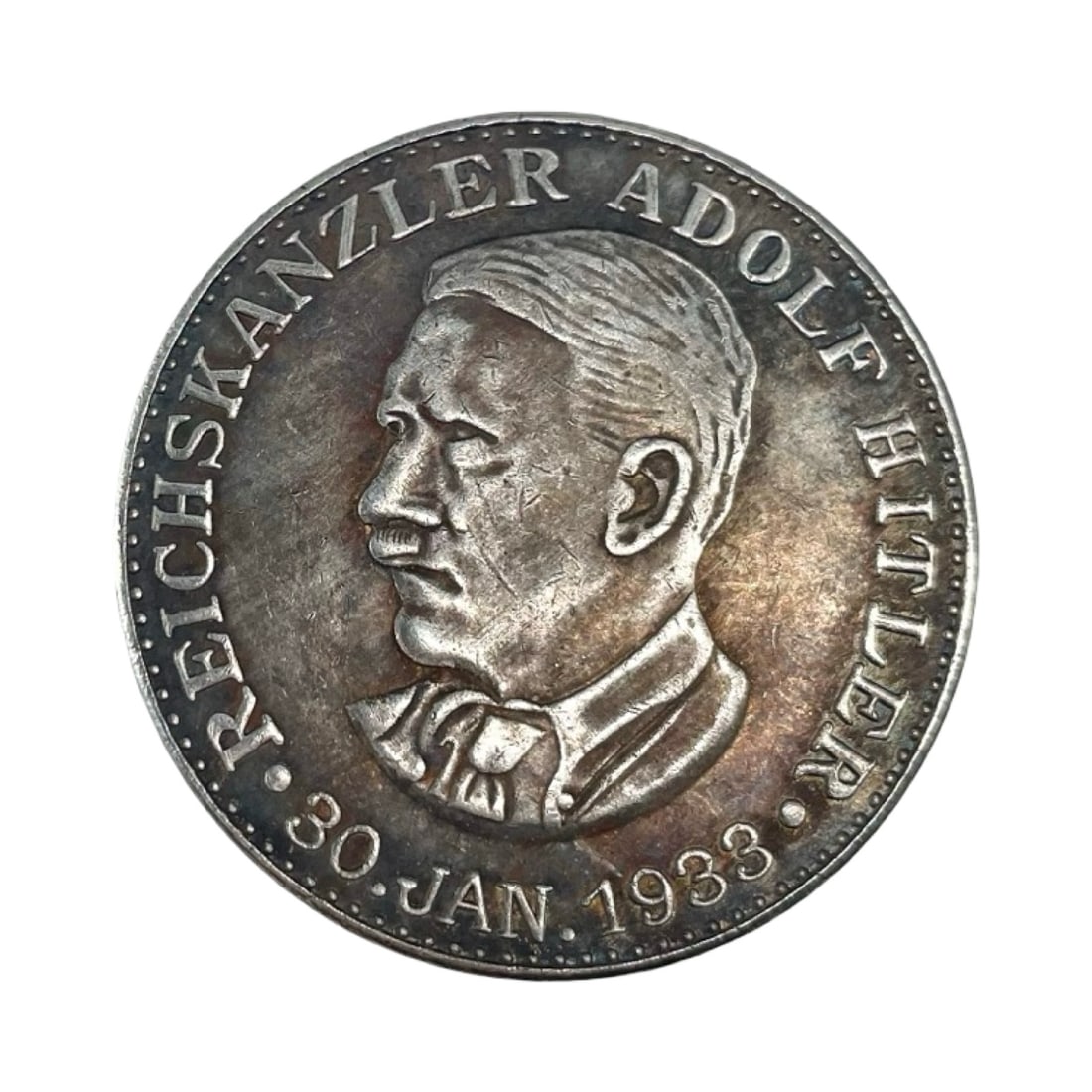 WWII German Third Reich Coin: WWII German Third Reich Nazi coin. The ruler in the picture is in cm. Worldwide shipping: $25. IMPORTANT NOTES We provide domestic US bank account for payments from the US; domestic UK bank account fo
