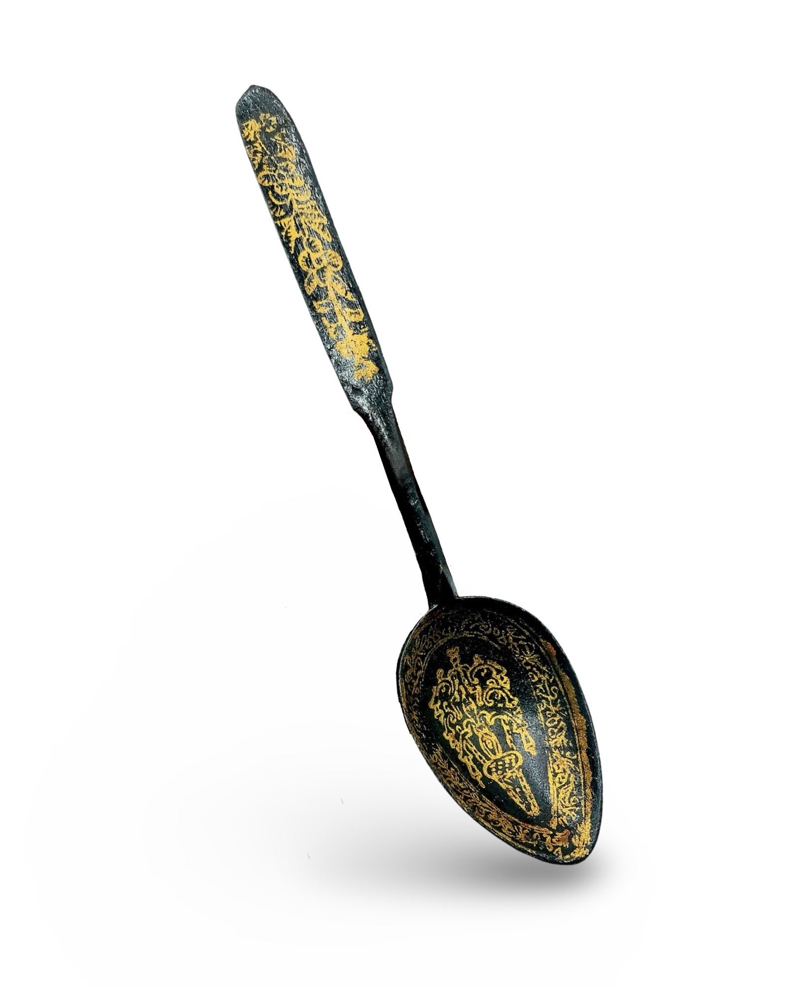 Islamic Middle Eastern Wooden Spoon from a Dervish Lodge: Islamic Middle Easten wooden spoon dervish lodge . We ship to the United States PROBLEM-FREE. All the packages will be shipped as DDP (Delivered Duty Paid) , so you won’t have to pay ANY customs tax