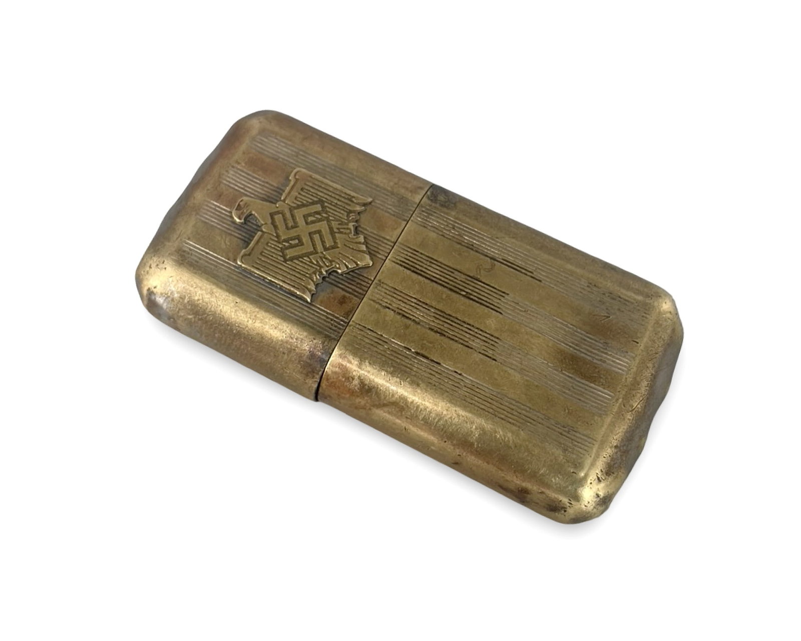 WWII Third Reich Lighter: WWII World War II Third Reich nazi Germany lighter. Sold as found. The ruler in the pictures is in cm. We ship to the United States PROBLEM-FREE. All the packages will be shipped as DDP (Delivered Dut