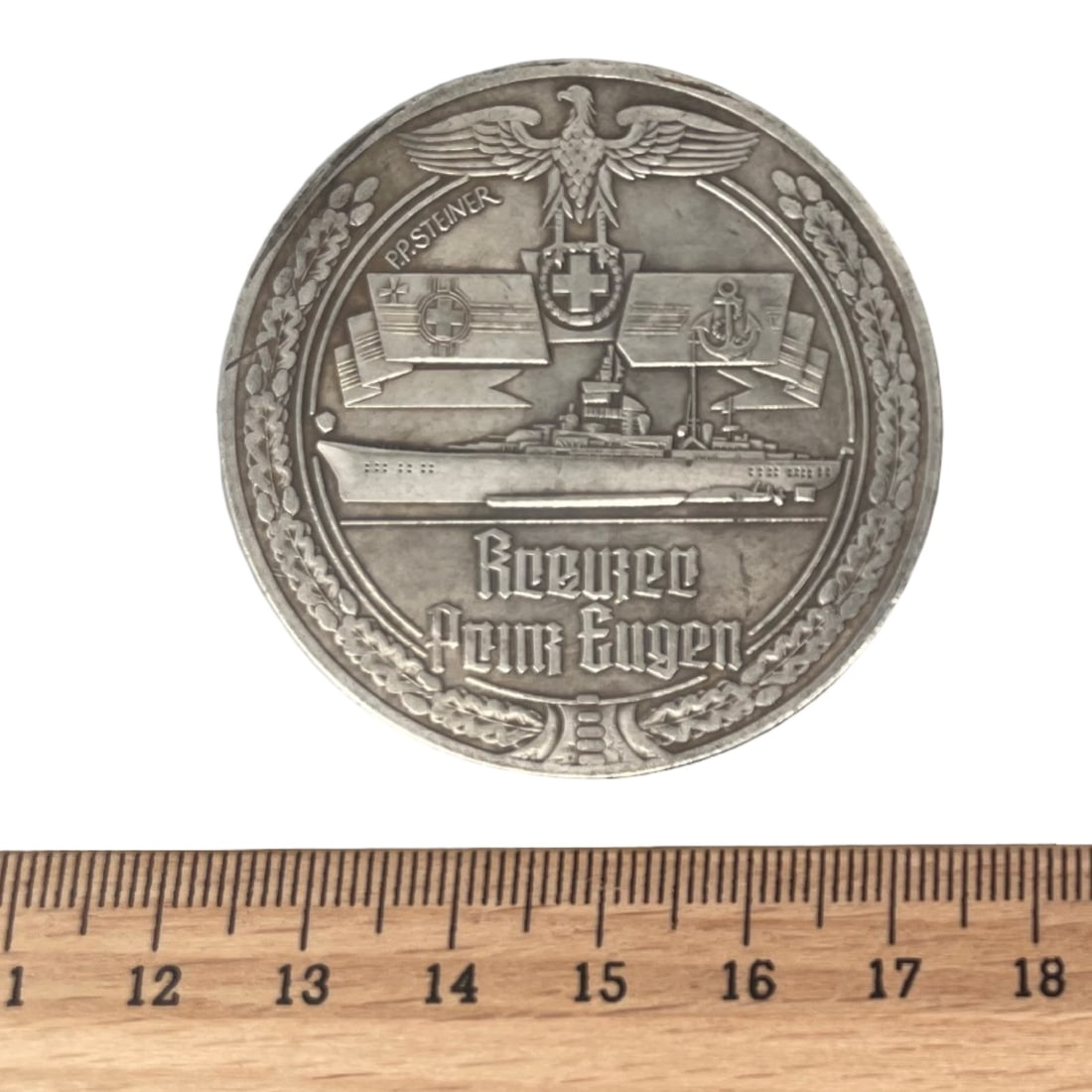 WWII Third Reich Coin: WWII World War II Third Reich Nazi Germany coin. Sold as found. The ruler in the pictures is in cm. We ship to the United States PROBLEM-FREE. All the packages will be shipped as DDP (Delivered Duty P
