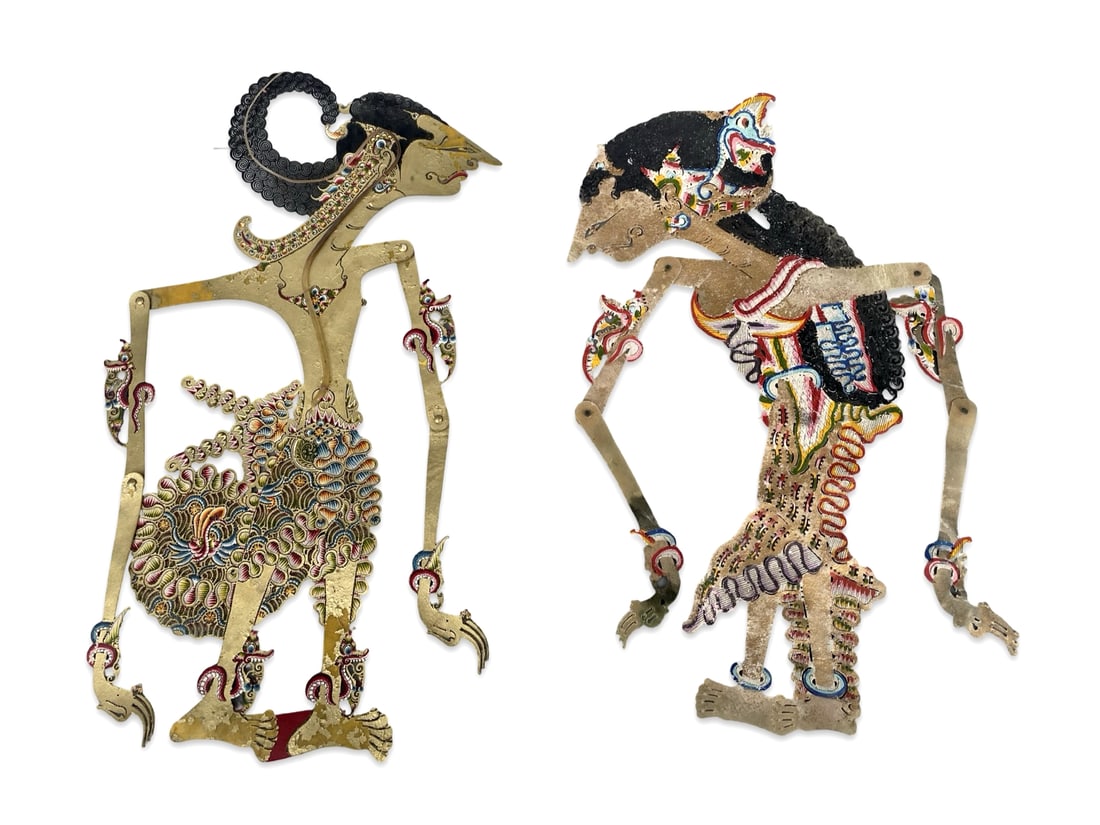 Pair of Wayang Kulit Indonesian Shadow Puppet (1 of 7)