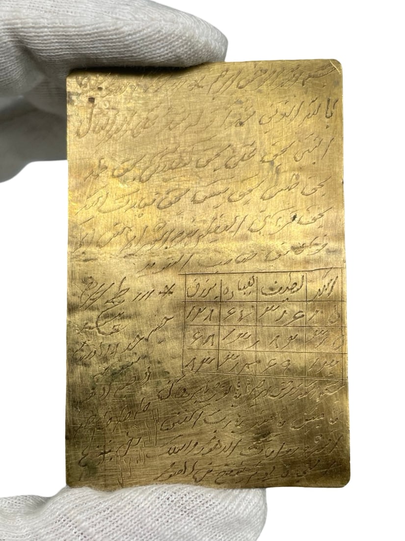 Islamic Middle Eastern Talismanic Devotional Plaque - 2