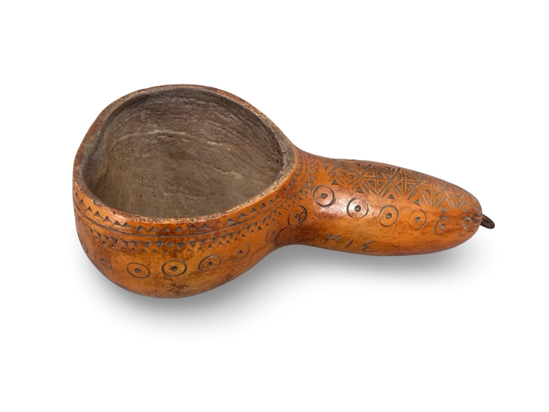 Hijri 1314 (1895) Dated Calabash Dipping Mug from a Dervish Lodge (1 of 13)