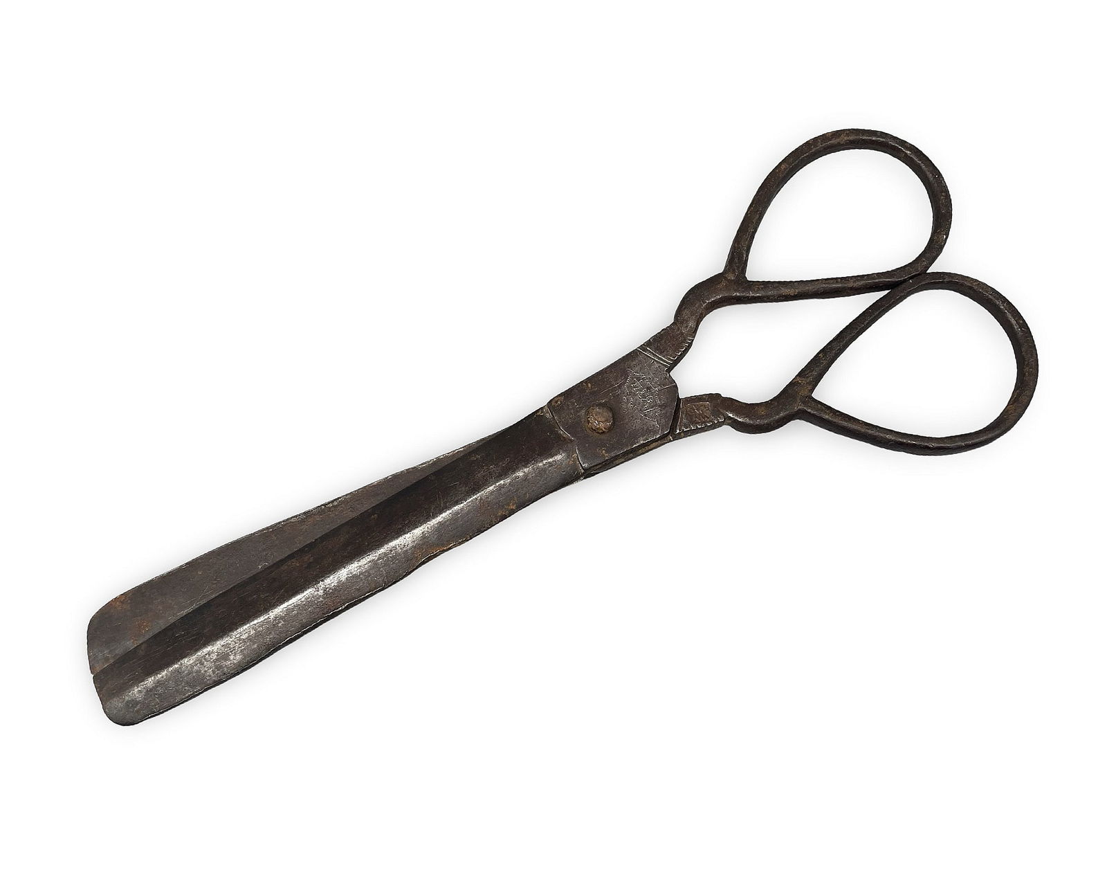 1834 Dated Greek Scissors with Maker’s Stamp: 1834 dated Greek scissors with maker’s stamp. We ship to the United States PROBLEM-FREE. All the packages will be shipped as DDP (Delivered Duty Paid) , so you won’t have to pay ANY customs taxes