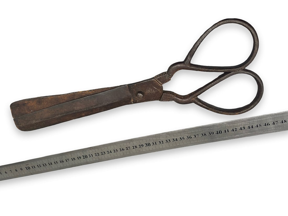 1834 Dated Greek Scissors with Maker’s Stamp - 5
