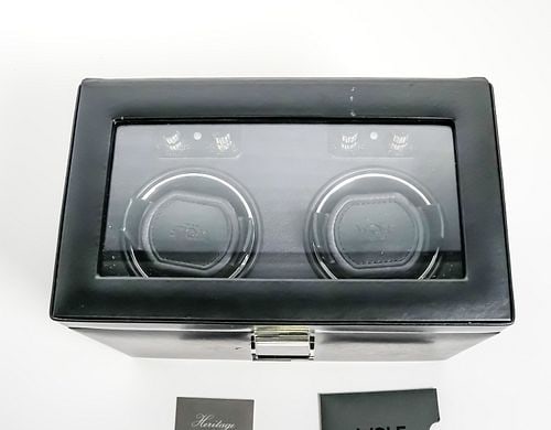 WOLF Viceroy Double Winder With Leather Storage with Original Box (1 of 9)