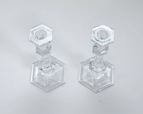 Baccarat Harcourt Candlesticks Pair (Set of 2) (1 of 6)