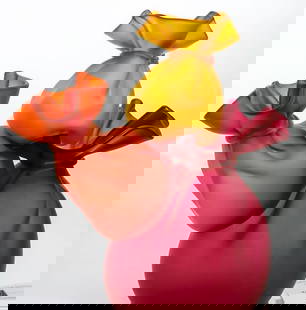 John Littleton and Kate Vogel, AcroBags 2001: John Littleton and Kate Vogel, AcroBags 2001. Number 5 of 547. This is 18.5" x 13 1/4" x 8 1/4 in. John Littleton and Kate Vogel are American studio glass artists who have worked collaboratively