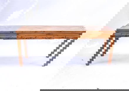 Dutch Colonial Hand Carved Bench: Dutch Colonial Hand Carved Bench. Approximate Dimensions: 54 in x 21 in x 15 in.