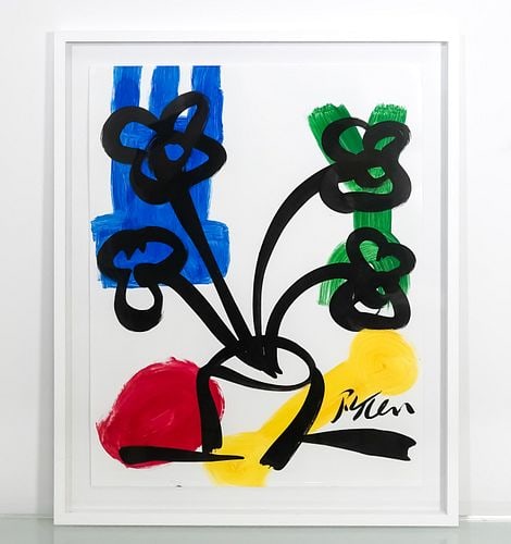 Peter Robert Keil Painting Framed "Flowers 1" (1 of 10)