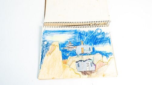 New York Abstract Artist Edward Avedisian Original Artist Sketchbook (1 of 20)