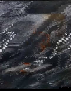 Fabian Perez “Study for Whiskey at Las Burjas II?? Framed: Fabian Perez “Study for Whiskey at Las Burjas II” 10/15. Fabian Perez is a visual artist from Buenos Aires, Argentina, known for his paintings of tango and flamenco dancing and nightclub