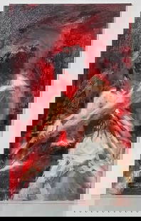 Henry Asencio "Desire" Framed Number 40 of 195 Certificate of Authenticity: Henry Asencio "Desire" Framed Number 40 of 195 Certificate of Authenticity 2005. 18" in. x 30" in. Certified ltd edition print, hand embellished, signed. Henry Asencio is an American painter who