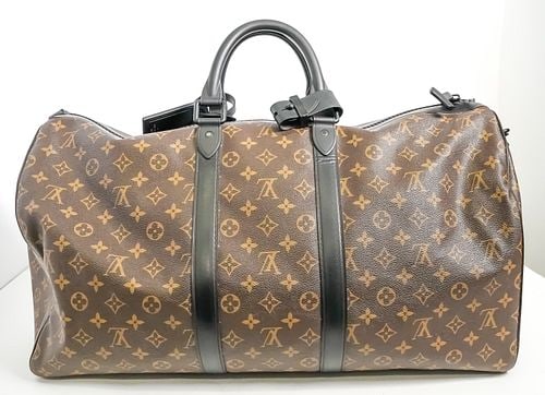 Sean Connery Vintage Louis Vuitton Campaign Men's Waterproof 55 Keepall Duffle, Authentic 2008. (1 of 17)
