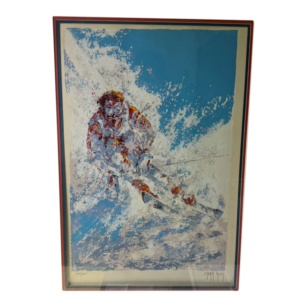 Mark King "Downhill Skier" Framed Original Number 260 of 325 (1 of 6)