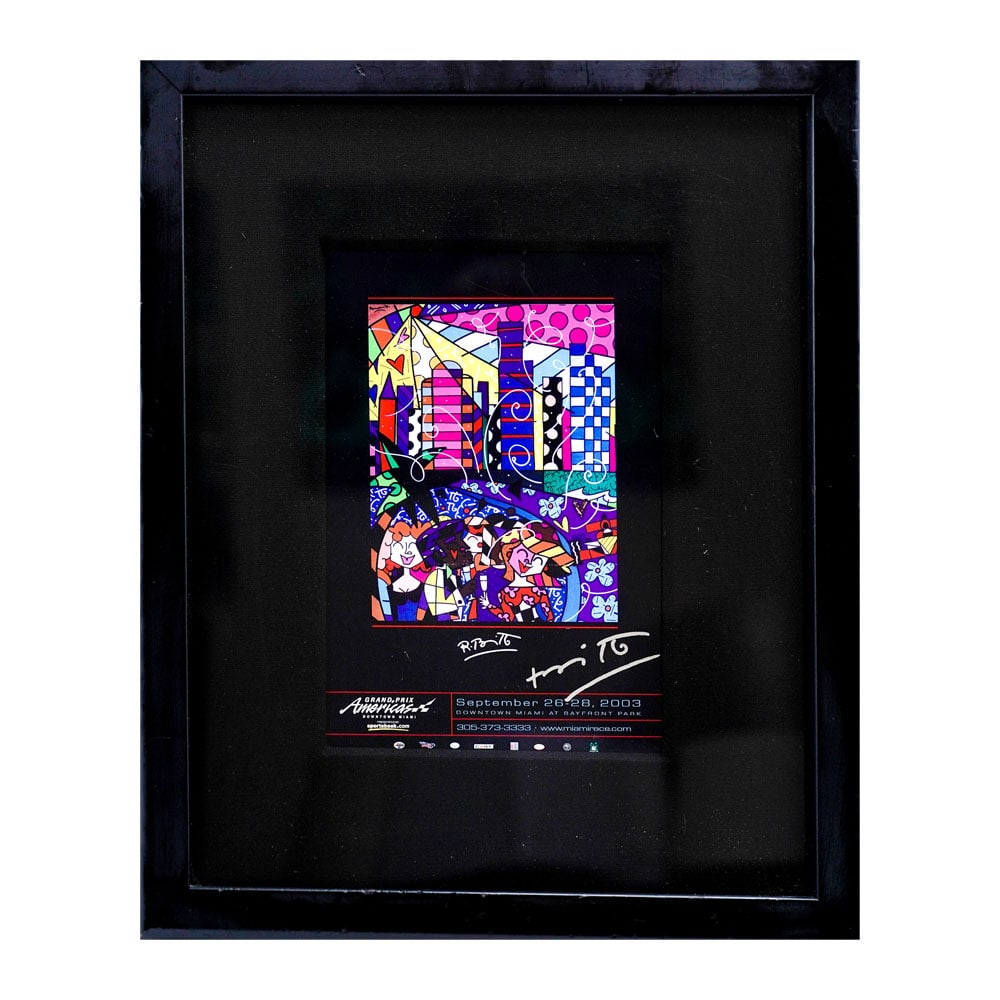 Romero Britto Printer's Proof Hand-Signed 2003 September 26-28, 2004 Grand Prix (1 of 4)