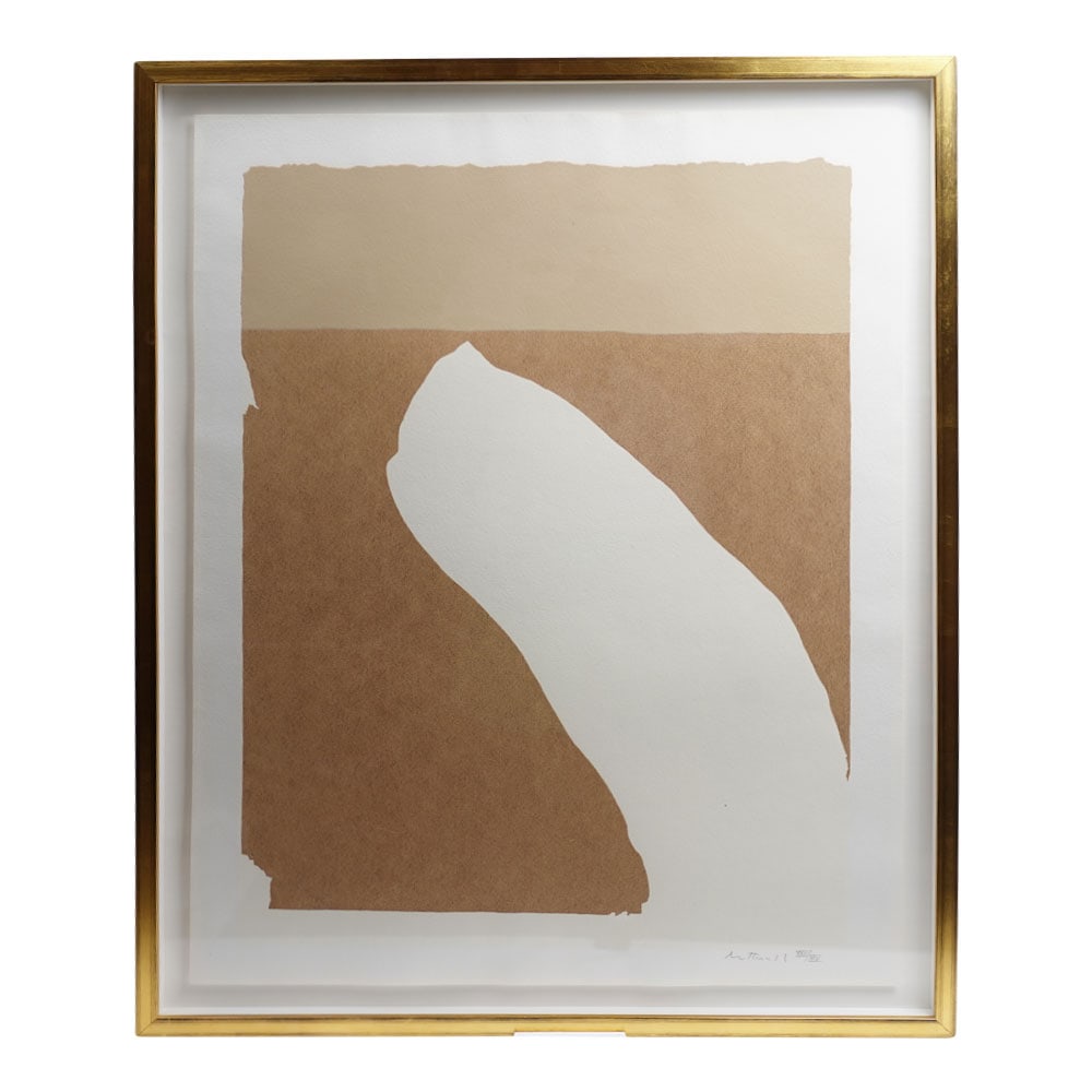 Framed Robert Motherwell, Untitled (from the Flights Portfolio), 1971 (1 of 9)