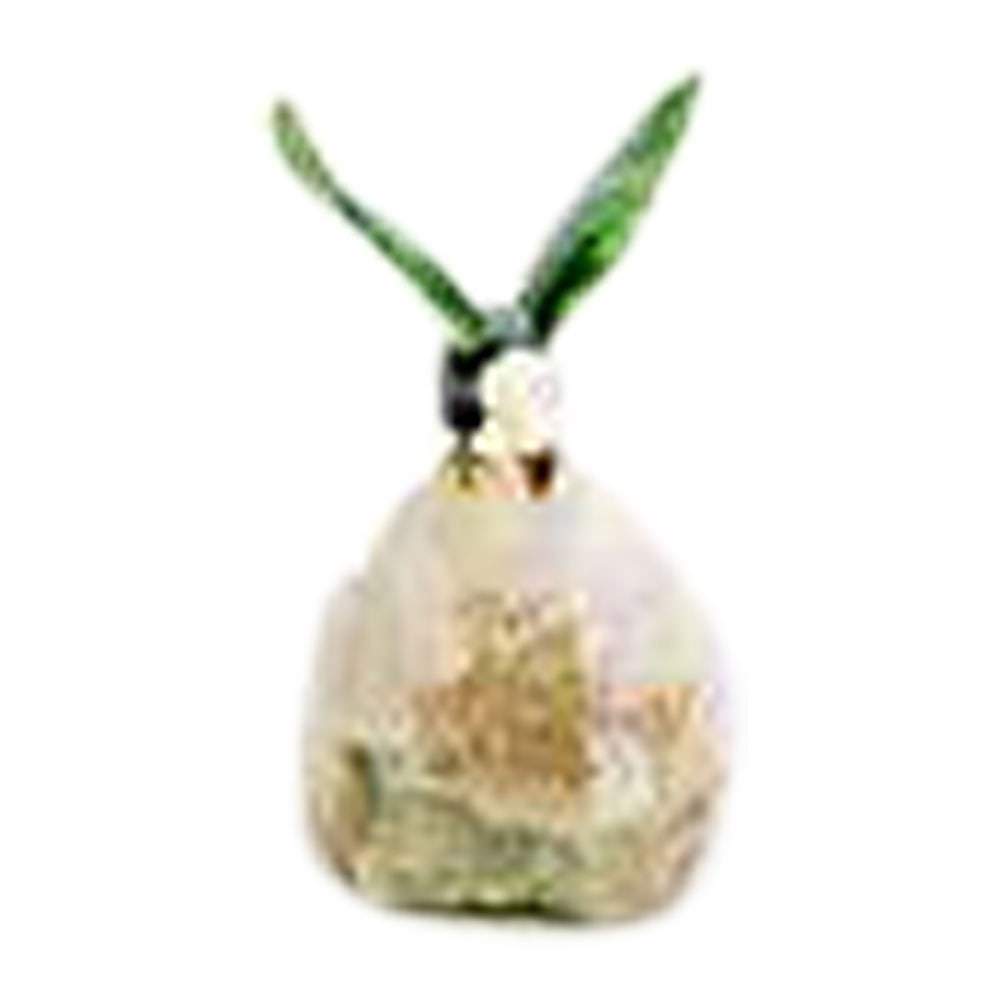 Carved Chinese Green and White Tiger Eye Stone Figure of an Eagle Sculpture (1 of 4)