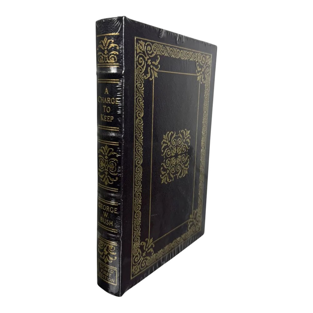 SEALED A Charge To Keep George W. Bush Signed First Edition Easton Press + COA (1 of 3)
