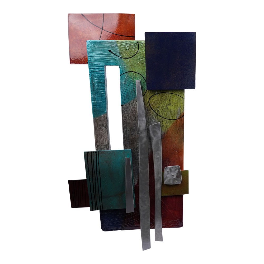 Jon Allen Abstract Mid-Century Modern Memphis Style Work of Art (1 of 4)