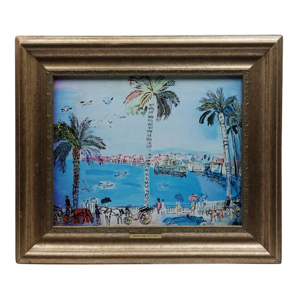 Raoul Dufy (French 1877 - 1953) French Impressionist Framed Oil on Canvas Framed  21  x 18 1/2. (1 of 4)