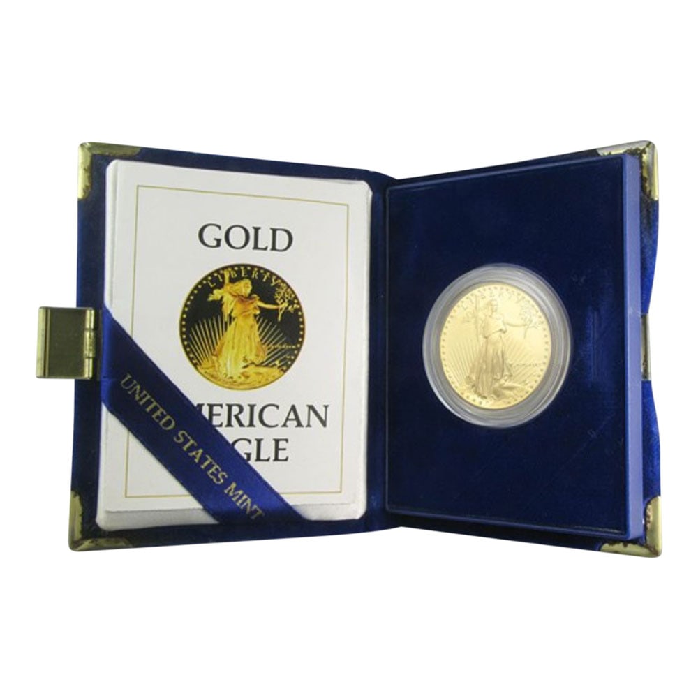 1986-W 1 oz Proof American Gold Eagle (w/Box & COA) (1 of 3)