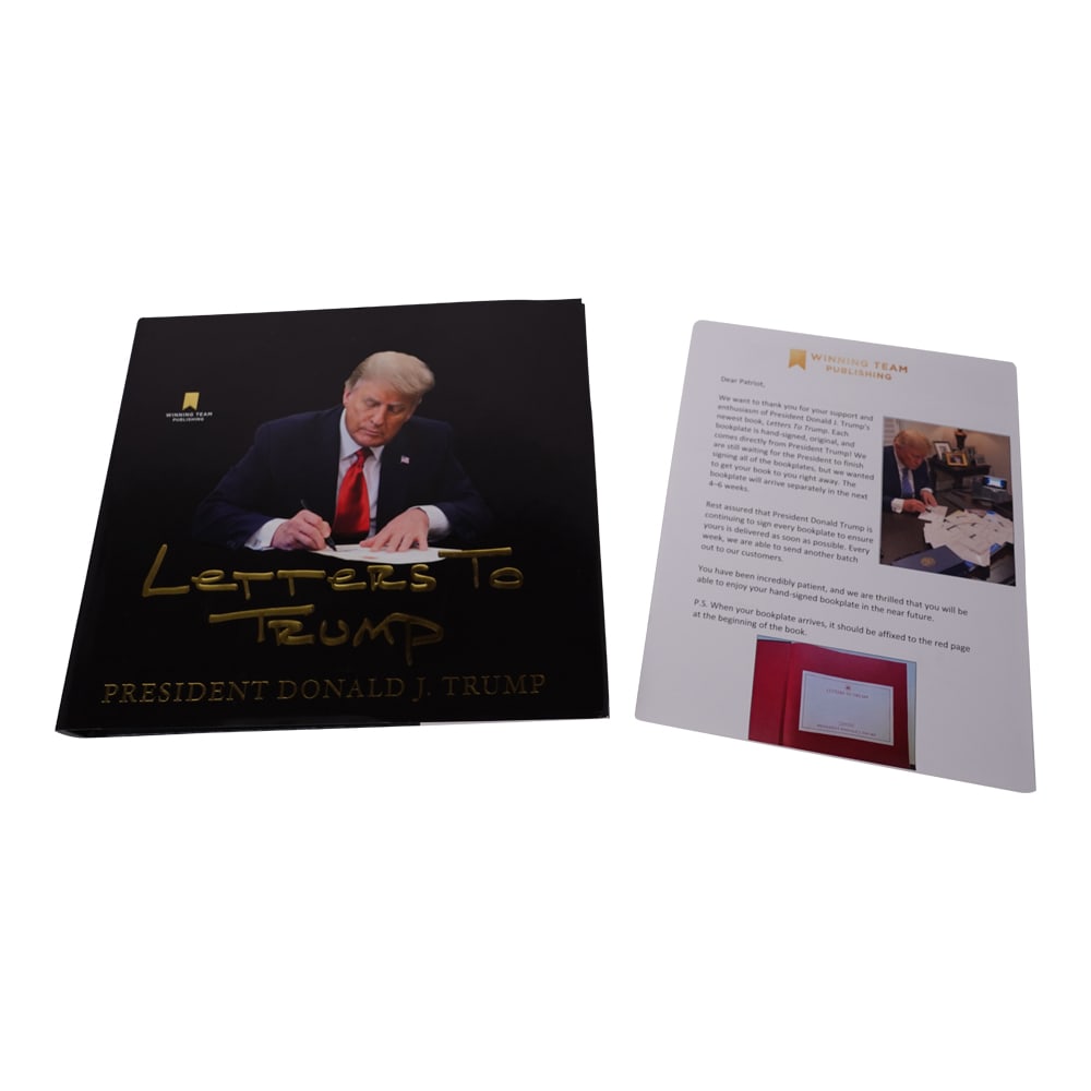 Signed President Donald J Trump Autograph Letters to Trump Book 1st Printing (1 of 9)