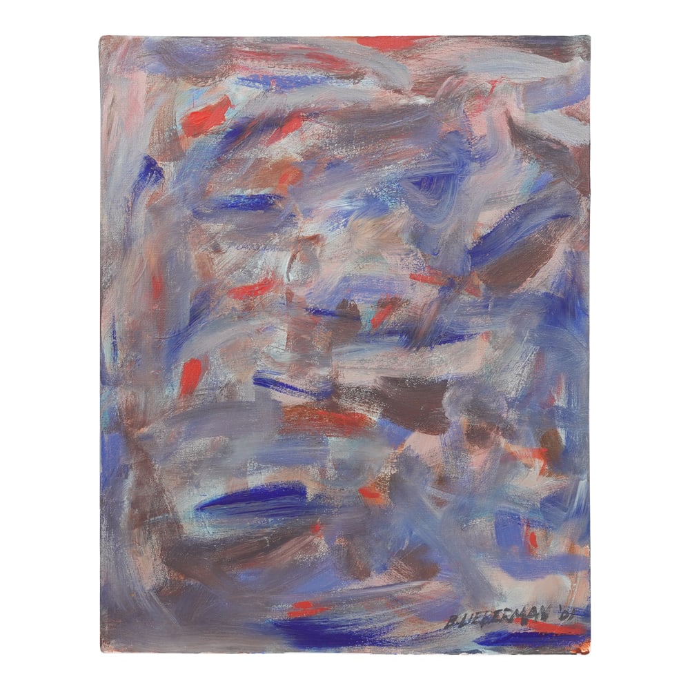 Mixed Media Abstract Painting by Artist Barry Lieberman: Mixed Media Abstract Painting by Artist Barry Lieberman, Signed, after Jackson Pollock, one of the most famous Post-War American artists. Horizontal Canvas 20 in. x 16 in. A pioneer of Abstract Expres