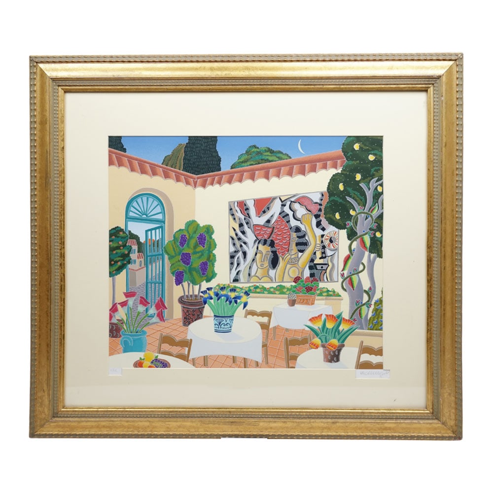 Thomas Frederick McNight "Agean Paradise" Signed and Numbers X/CL Framed (1 of 8)