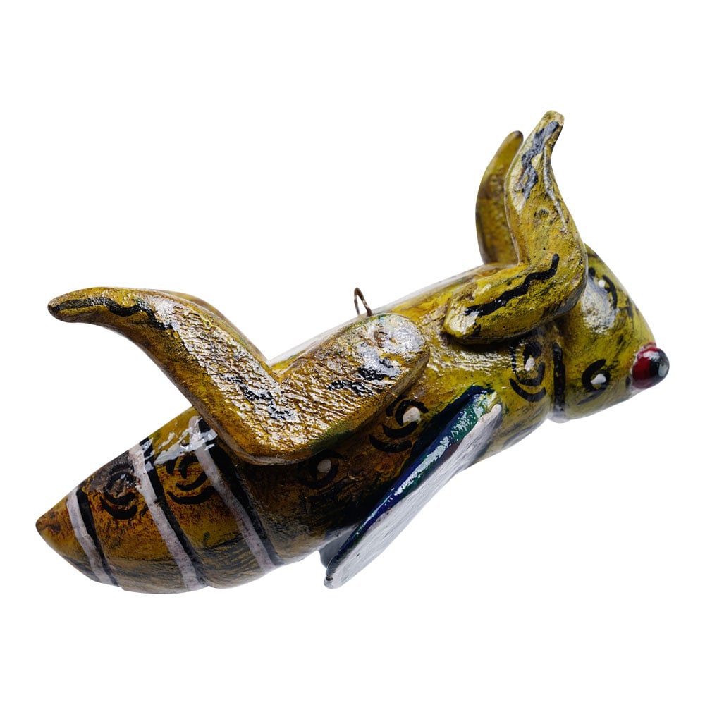 Handcrafted Large Oaxaca Copal Wood Alebrije Colorful Bee 11 in. x 6 in. (1 of 7)