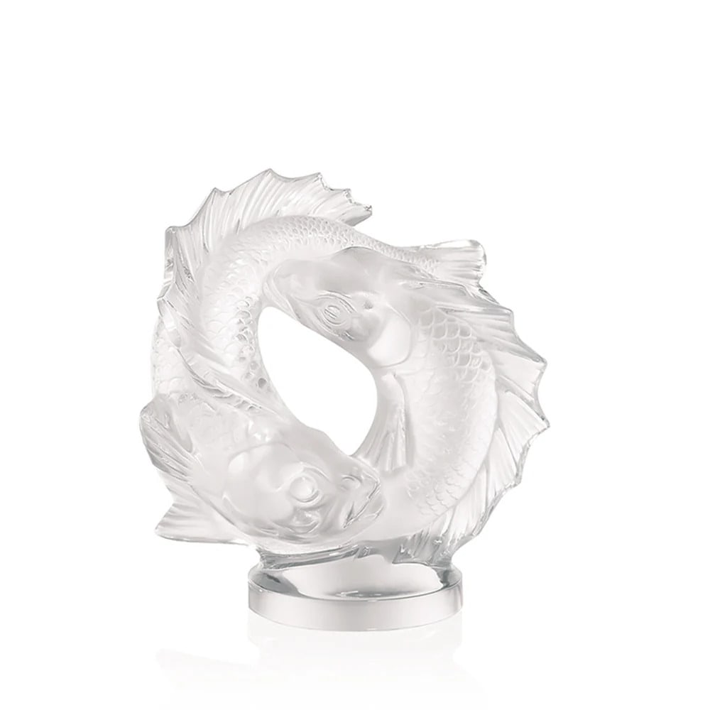 Lalique Double Crystal Fish Sculpture Deux Poissons (1 of 9)