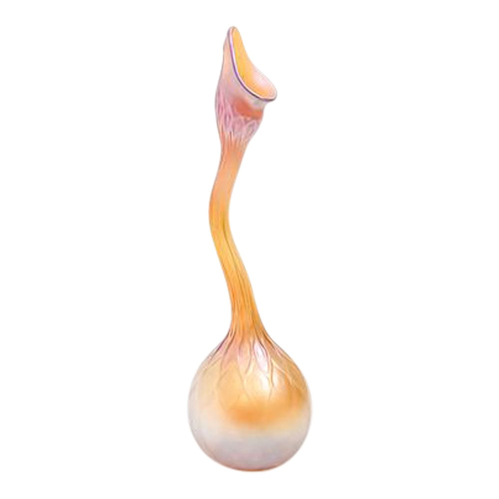 Ultra Rare Rose Water Sprinkler Bulbous Vase, Tiffany Studios, L. C. Tiffany, Favrile Glass, 1901, (1 of 8)