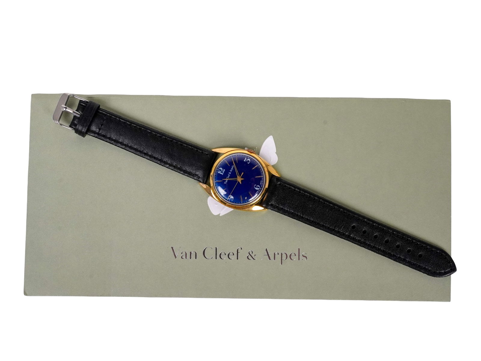 Vintage Van Cleef & Arpels Metallic Blue Dial 18k Gold Plate Case Men's Wind-Up Watch: Vintage 1940s Van Cleef & Arpels Metallic Blue Dial 18k Gold Plate Case Men's Wind-Up Watch. Dial: Original Dial (Restored). Marked Van Cleef & Arpels Swiss Made. Movements: Fine Swiss Manuel Wind Mov