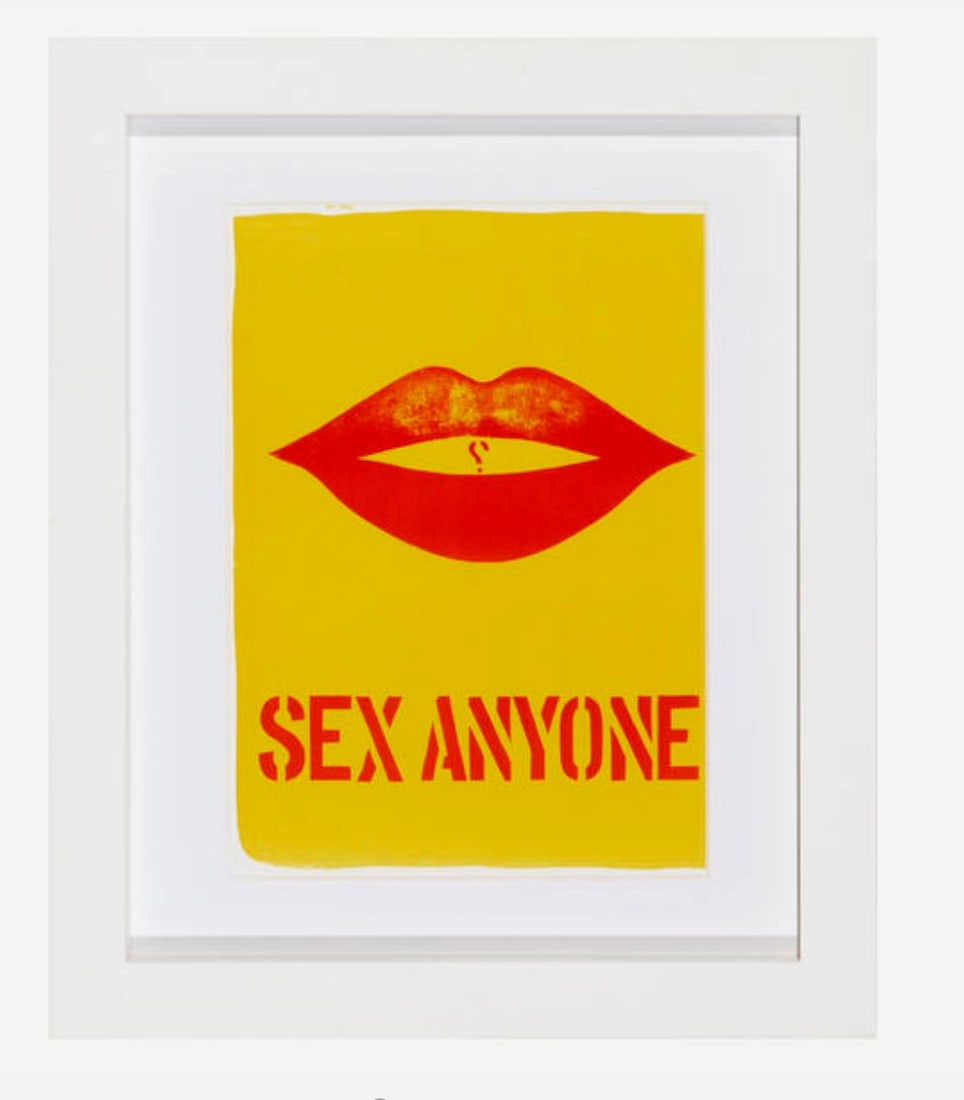 Robert Indiana Sex Anyone Framed from the 2,000 One Cent Life Portfolio Edition: Authentic Robert Indiana (1928–2018) Sex Anyone Framed from the 2,000 One Cent Life Portfolio Edition. Untitled (Sex Anyone) (from the One Cent Life portfolio) 1964. Lithograph in Colors on BFK Rive