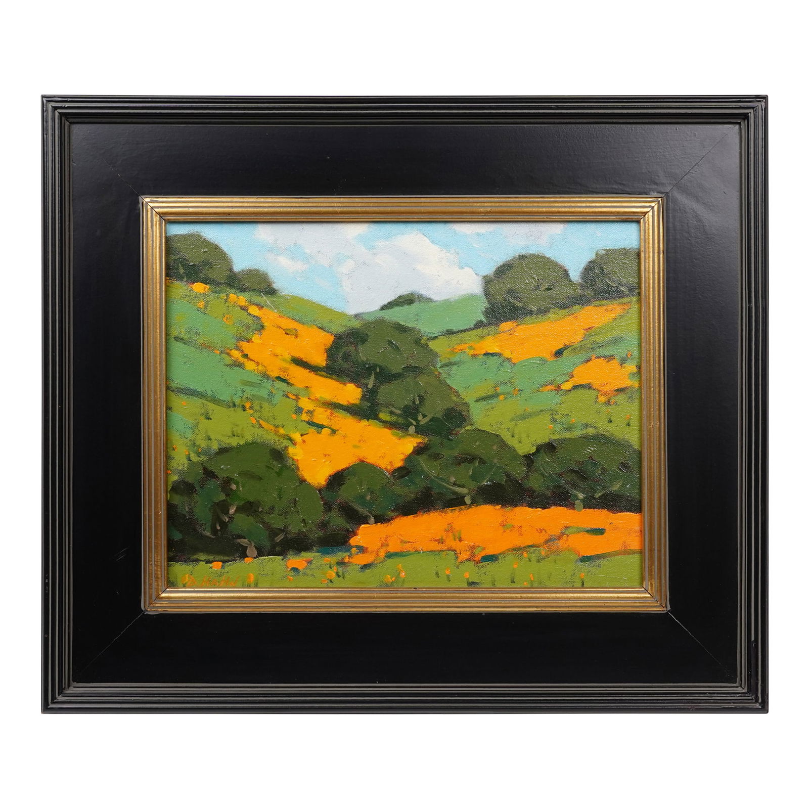 D. Hahn Original Palm Springs, CA Oil on Canvas: D. Hahn Original Palm Springs, CA Oil on Canvas. Dimensions: 17 1/2 in. H x 20 1/2 in. W. Provenance: Palm Springs, CA Estate. House of Craven Auction Gallery: Please consider downloading our free mob