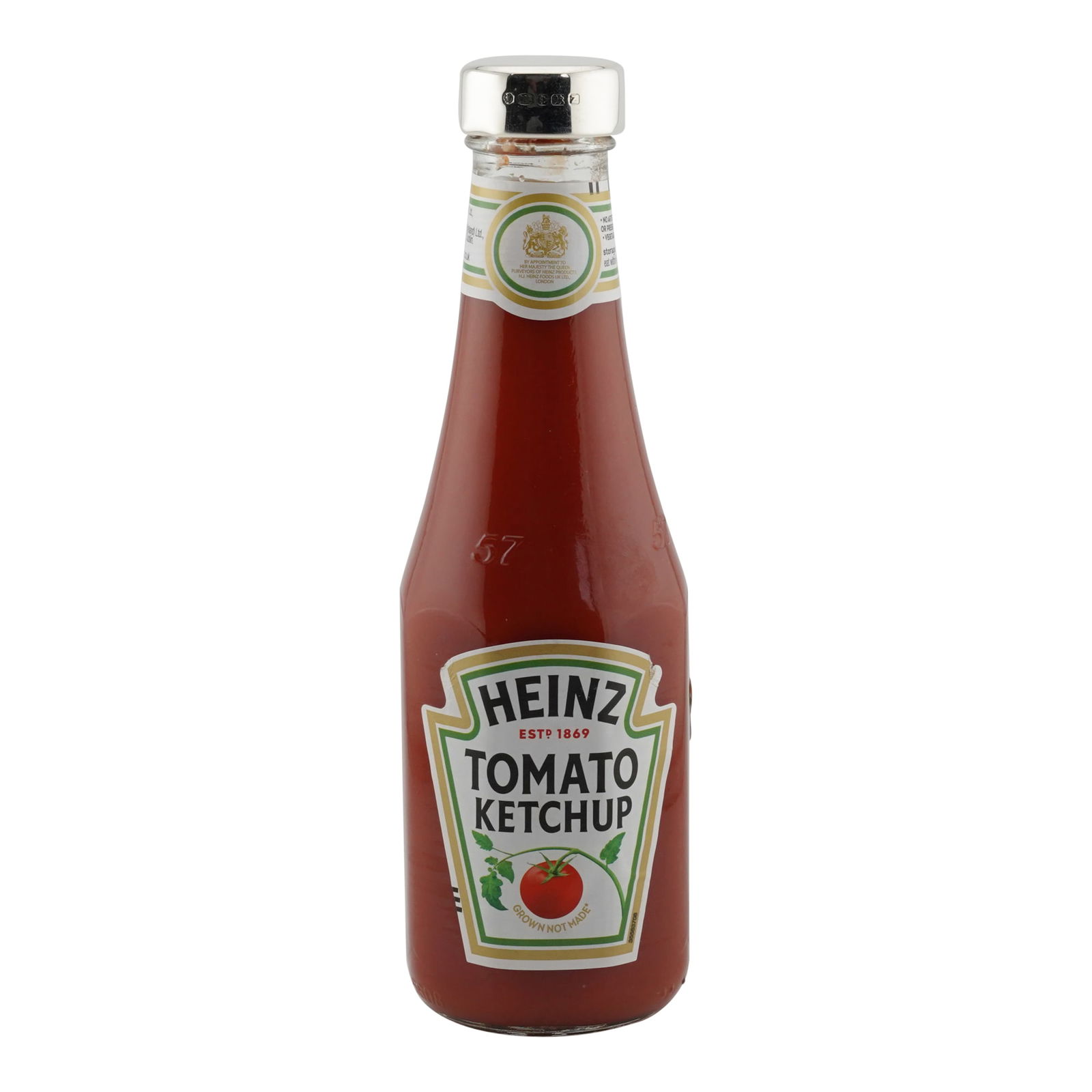 Sterling Silver Ketchup Bottle Heinze 57 UK London Marked Custom Pop ART Cap: Sterling Silver Ketchup Bottle Heinze 57 UK London Marked Custom Pop ART Cap. This Lot Features the Sterling Cap and UK Heinze 57 Bottle. Established in 1885, The London Silver Vaults is a fascinating