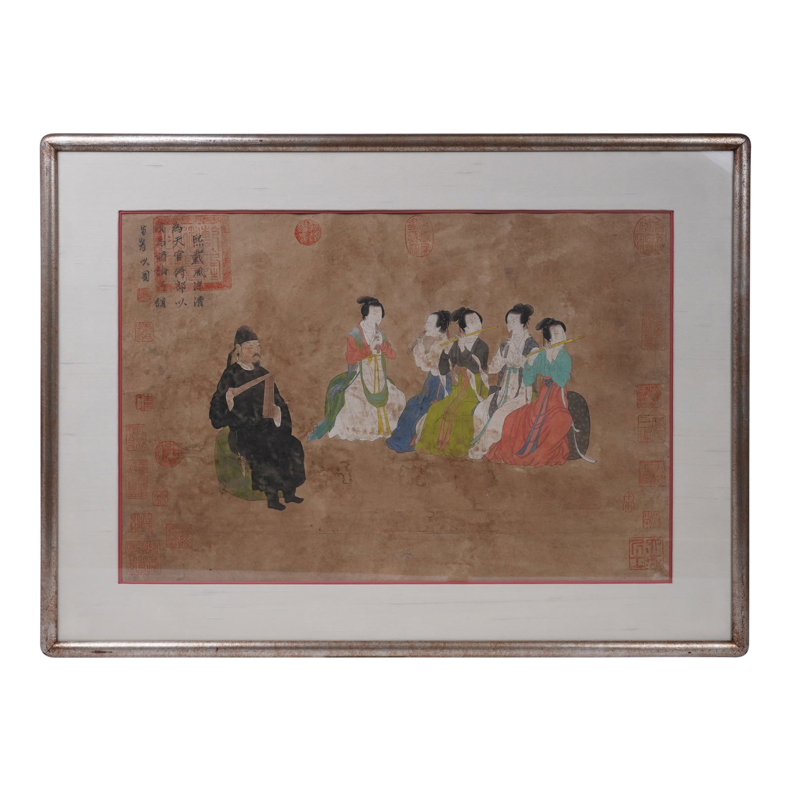 Chinese Framed Night Revels of Han Xizai Court Ladies (12th Century) (1 of 13)