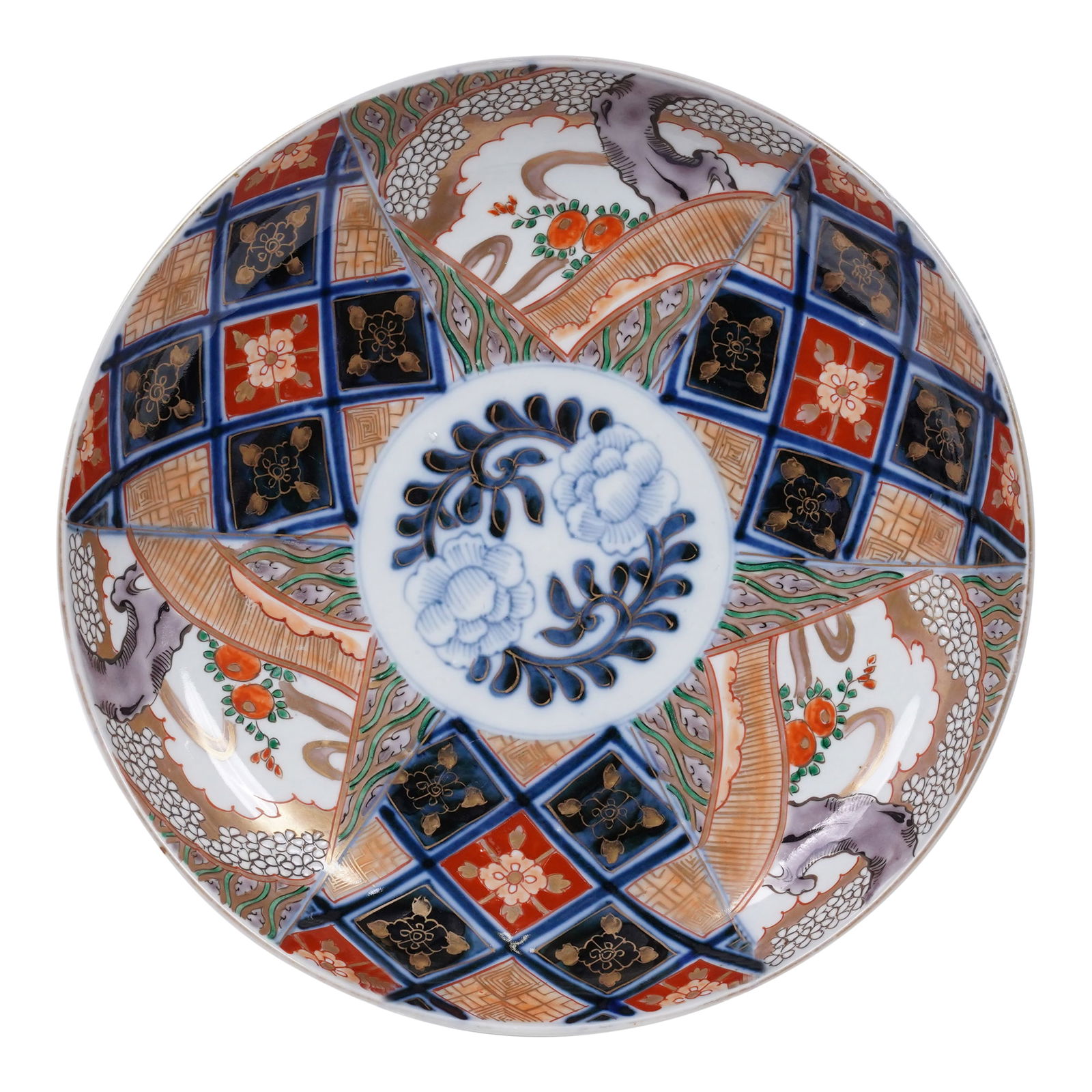 Japanese Imari Porcelain Plate 10 in. Diameter (1 of 9)