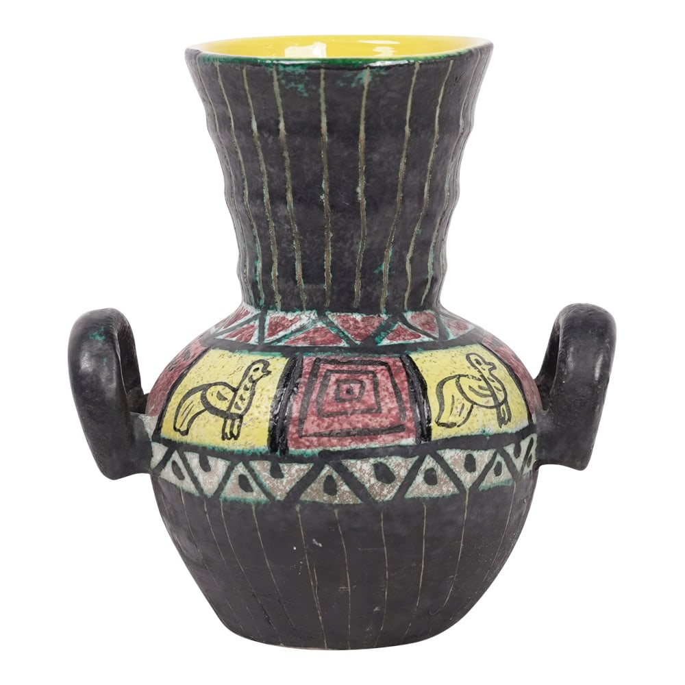 Jacques Sagan Vallauris French Ceramic Vase (1 of 5)