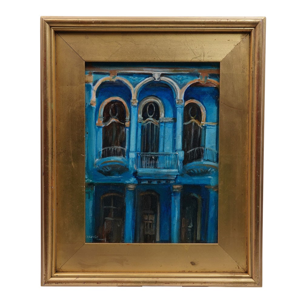 Cervino's Framed Florence at Night MMXII: Cervino's Florence at Night MMXII. Provenance: Miami, FL Estate. House of Craven Auction Gallery: Please consider downloading our free mobile app available on iOS and Android: House of Craven. Have a