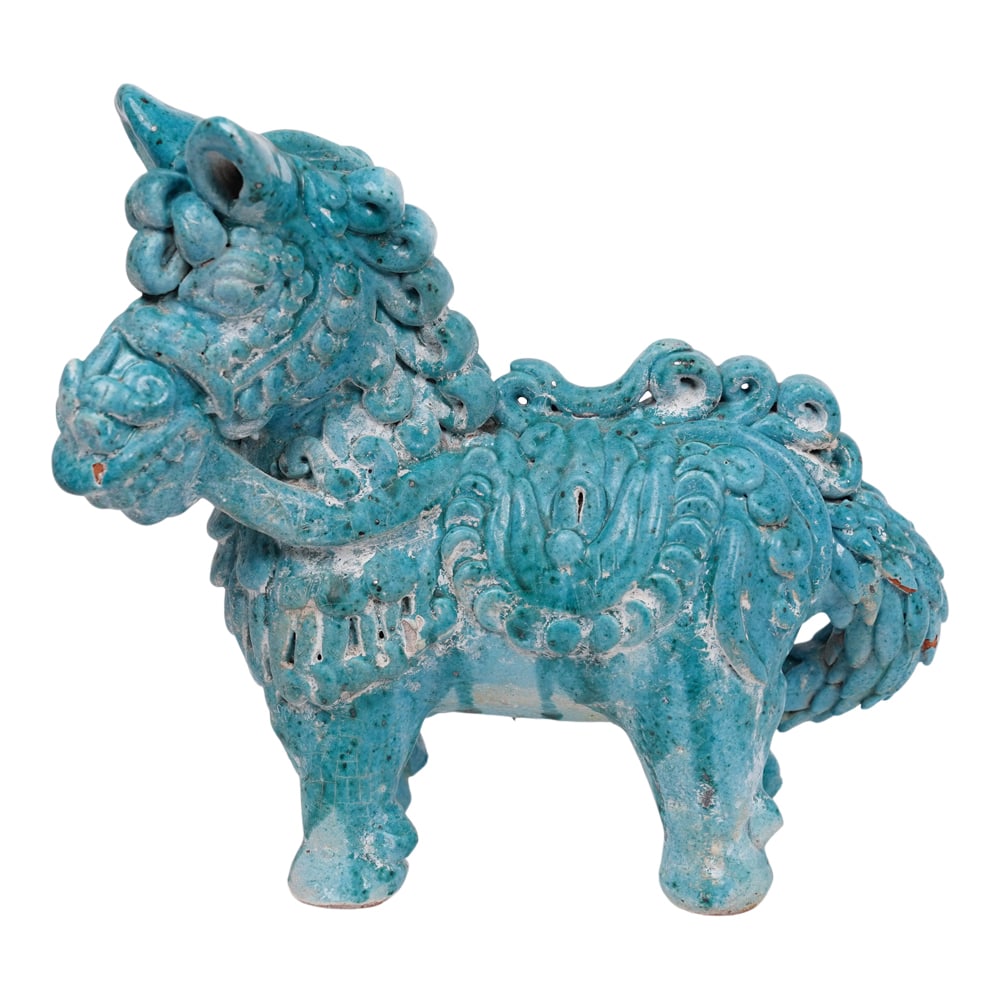 Chinese Ceramic Guardian Lion Food Dog (1 of 6)