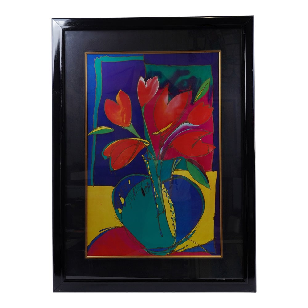 Exploding Tulips Suzanne May Framed Offset Lithograph (1 of 6)