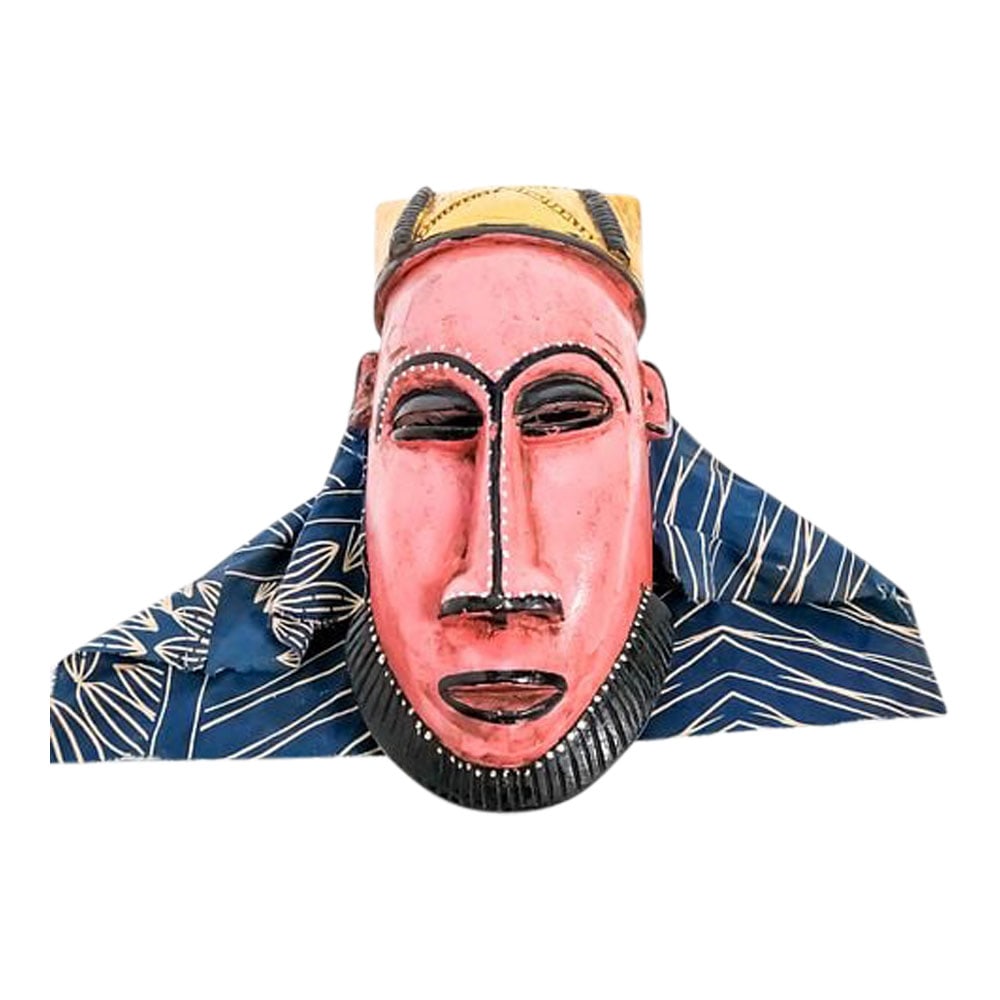 Antique Carved Tribal Art Baule Mask from Ivory Coast: Authentic Antique Carved Tribal Art Baule Mask from Ivory Coast. Dimensions: 17 in. x 8 in. Provenance: Miami Beach, FL Estate. House of Craven Auction Gallery: Please consider downloading our free mo