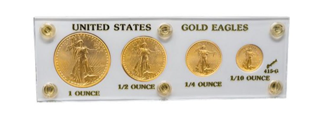 1986 Gold American Eagle GEM Mint State Four (4) Coin Set 1.85 OZ (1 of 4)