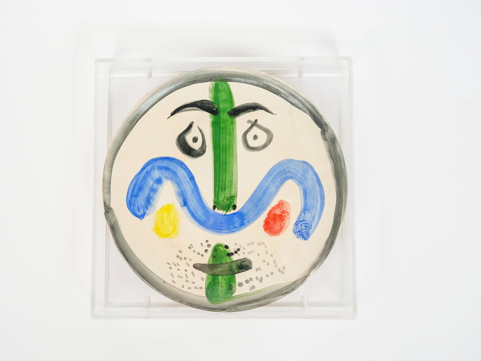 Pablo Picasso Toros Y Torios Ceramic Madoura Round Plate (1 of 6)