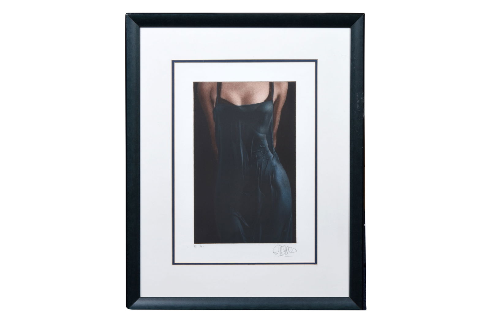 WILLI KISSMER (German, 1951 - 2018) Im blauen rock (In a Blue Dress) (1 of 2)