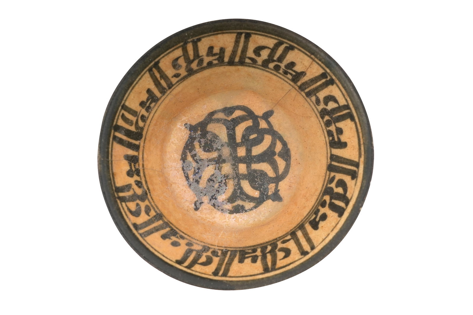 A SELJUK GLAZED POTTERY BOWL Seljuk Iran, 12-13th century (1 of 4)