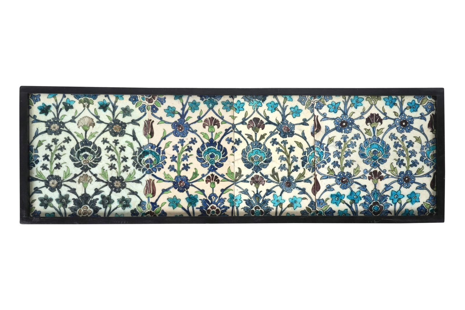 A LARGE PANEL OF DAMASCUS POTTERY TILES Ottoman Syria, 19th century or early 20th century (1 of 4)